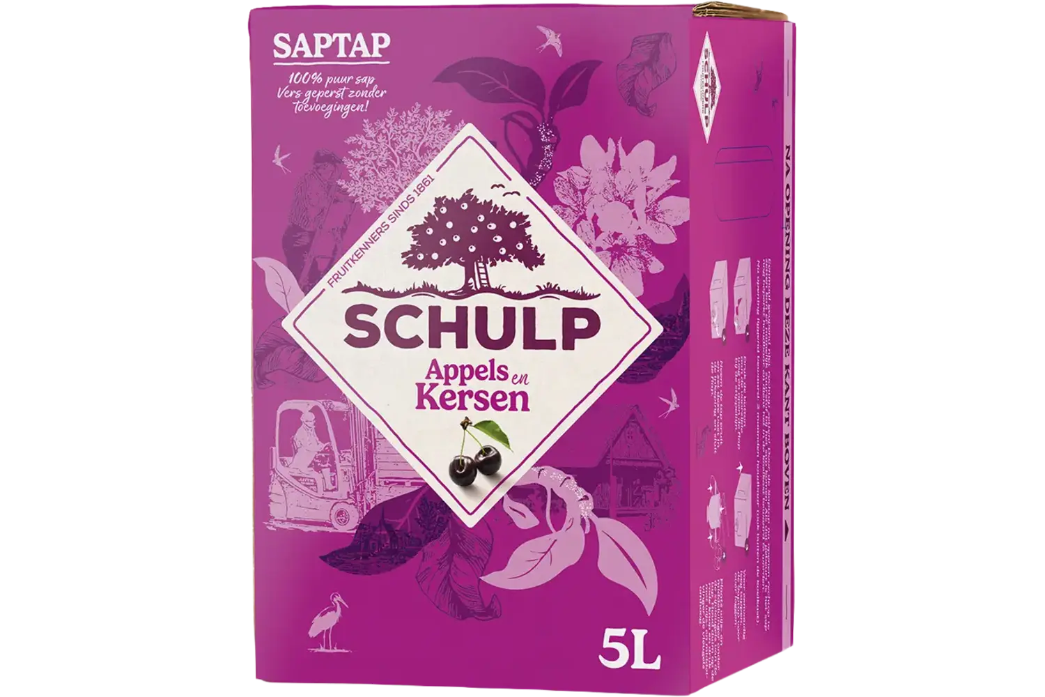 SapTap Appel-Kers 5ltr kist 3 stuks